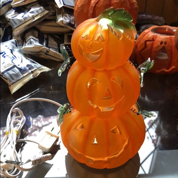 Other - Glass light up jack o lanterns